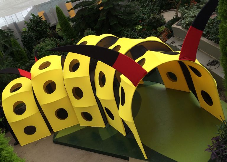 Custom made caterpillar for the Insectarium de Montréal